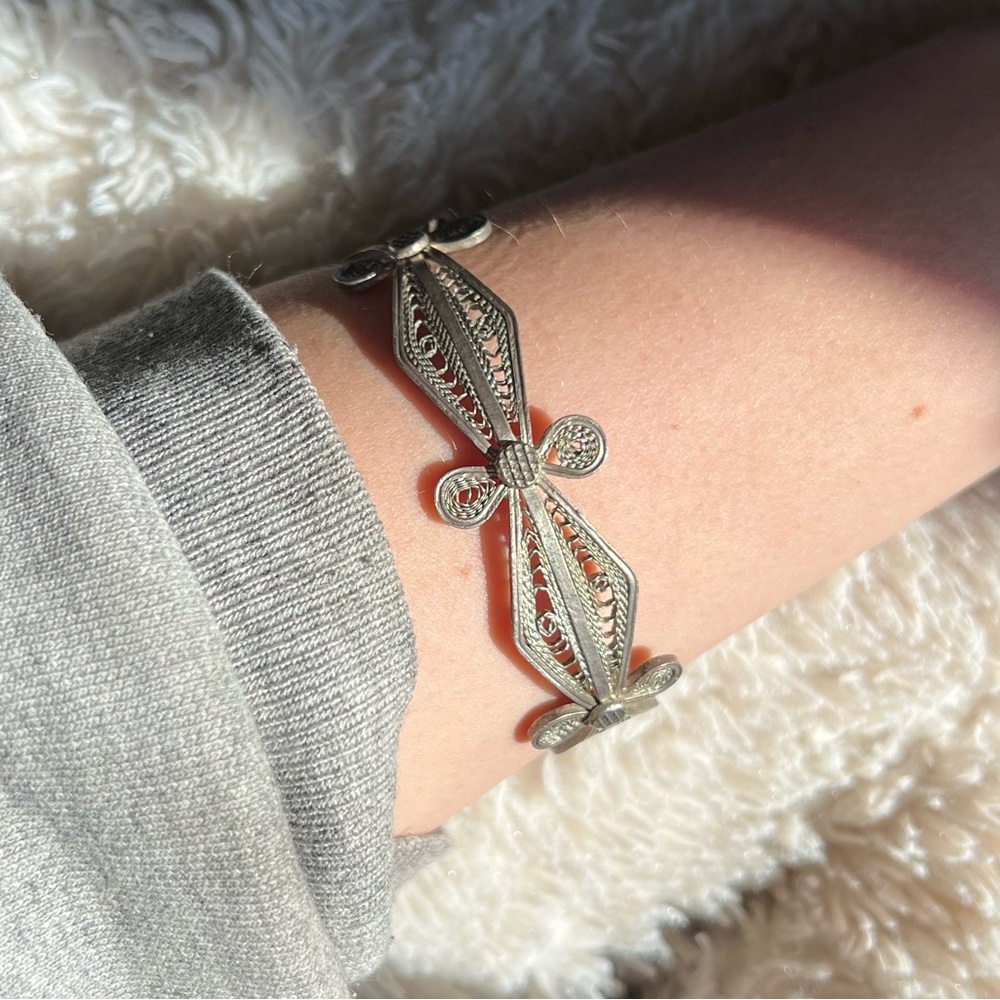 Silver Filigree Bracelet